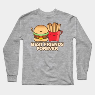 Hamburger Day Best Friends Forever Long Sleeve T-Shirt